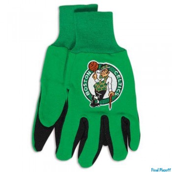 Boston Celtics two tone utility gloves | Final Playoff