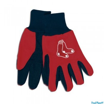 Boston Red Sox two tone utility gloves | Final Playoff