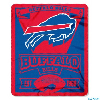 Buffalo Bills fleece throw blanket | Final Playoff