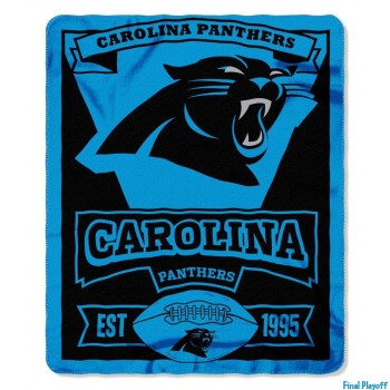 Carolina Panthers fleece throw blanket | Final Playoff