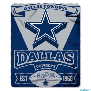 Dallas Cowboys fleece throw blanket | Final Playoff