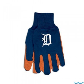 Detroit Tigers two tone utility gloves | Final Playoff