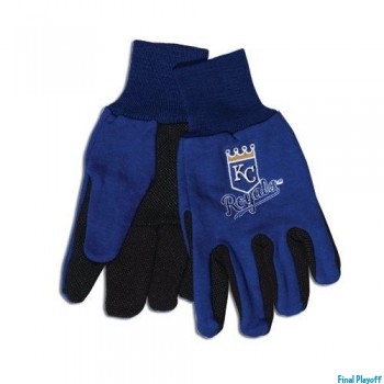 Kansas City Royals two tone utility gloves | Final Playoff