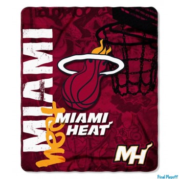 Miami Heat fleece throw blanket | Final Playoff