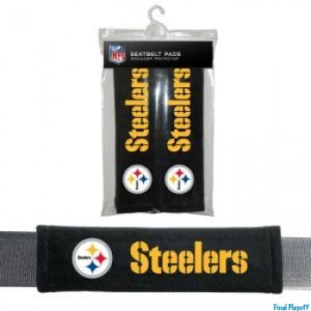 Pittsburgh Steelers seat belt pads | Final Playoff