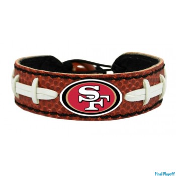 San Francisco 49ers leather bracelet | Final Playoff