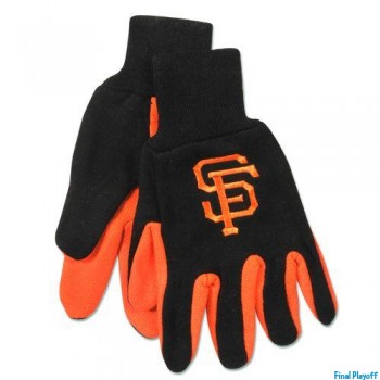 San Francisco Giants two tone utility gloves | Final Playoff