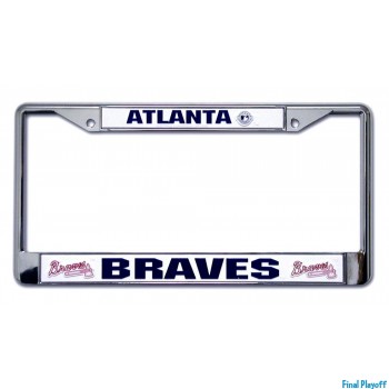 Atlanta Braves license plate frame holder | Final Playoff