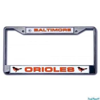 Baltimore Orioles license plate frame holder | Final Playoff