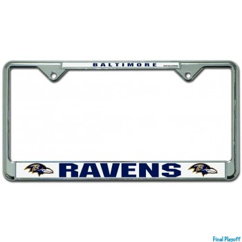 Baltimore Ravens license plate frame holder | Final Playoff