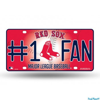 Boston Red Sox metal license plate | Final Playoff