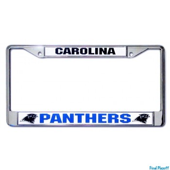 Carolina Panthers license plate frame holder | Final Playoff