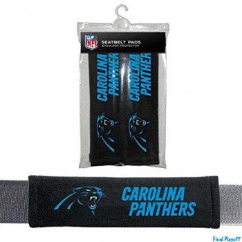 Carolina Panthers seat belt pads | Final Playoff