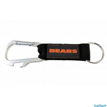Chicago Bears bottle opener keychain carabiner | Final Playoff