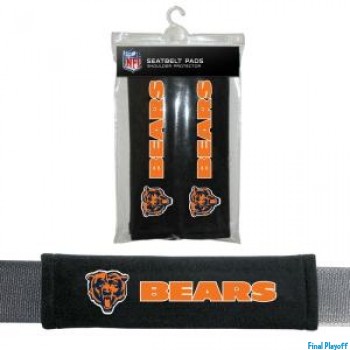 Chicago Bears seat belt pads | Final Playoff