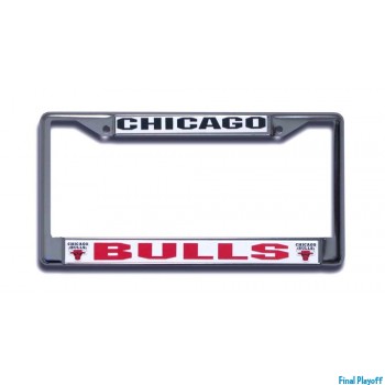 Chicago Bulls license plate frame holder | Final Playoff