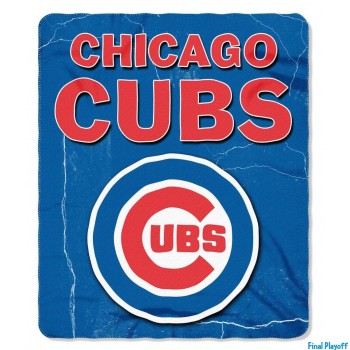 Chicago Cubs fleece throw blanket | Final Playoff