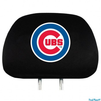 Chicago Cubs headrest covers 2pc | Final Playoff