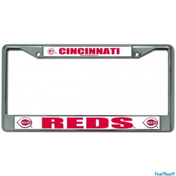 Cincinnati Reds license plate frame holder | Final Playoff