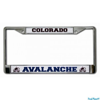 Colorado Avalanche license plate frame holder | Final Playoff