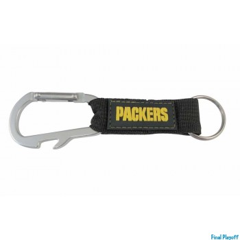 Green Bay Packers bottle opener keychain carabiner | Final Playoff