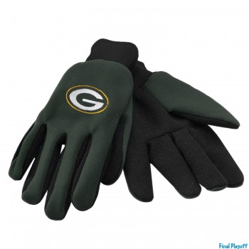 Green Bay Packers utility gloves | Final Playoff