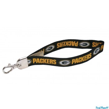 Green Bay Packers wristlet lanyard lobster clasp | Final Playoff