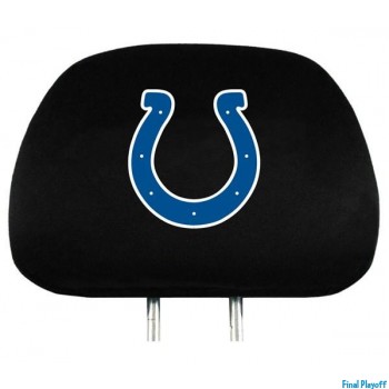 Indianapolis Colts headrest covers 2pc | Final Playoff