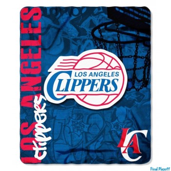 Los Angeles Clippers fleece throw blanket | Final Playoff