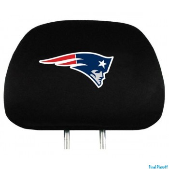 New England Patriots headrest covers 2pc | Final Playoff
