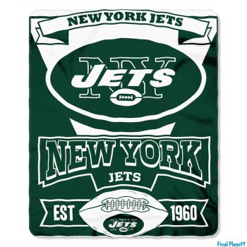 New York Jets fleece throw blanket | Final Playoff