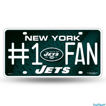 New York Jets metal license plate | Final Playoff