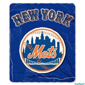 New York Mets fleece throw blanket | Final Playoff