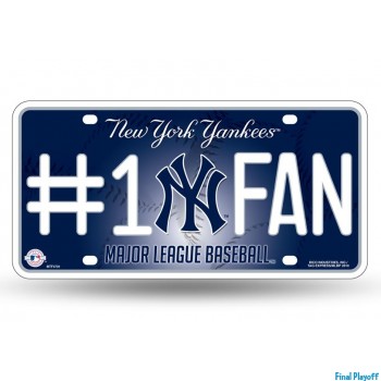 New York Yankees metal license plate | Final Playoff