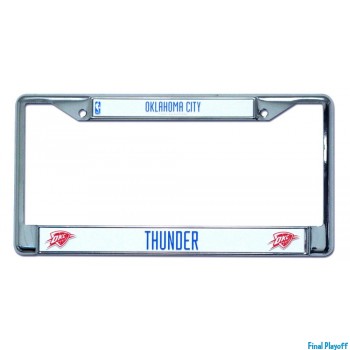 Oklahoma City Thunder license plate frame holder | Final Playoff