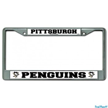 Pittsburgh Penguins license plate frame holder | Final Playoff