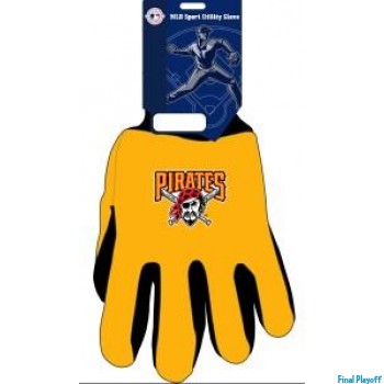Pittsburgh Pirates two tone utility gloves | Final Playoff