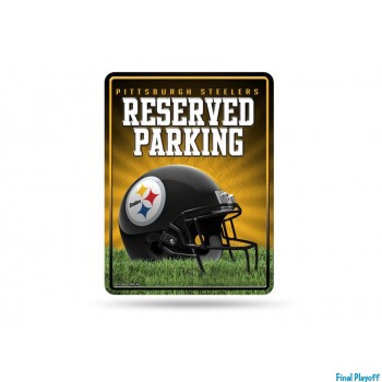 Pittsburgh Steelers metal parking sign | Final Playoff
