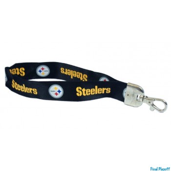Pittsburgh Steelers wristlet lanyard lobster clasp | Final Playoff
