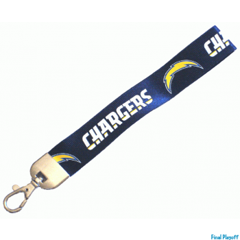 San Diego Chargers wristlet lanyard lobster clasp | Final Playoff