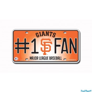 San Francisco Giants metal license plate | Final Playoff