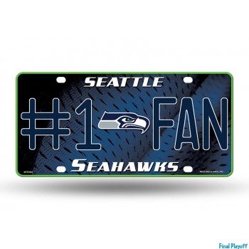Seattle Seahawks metal license plate | Final Playoff