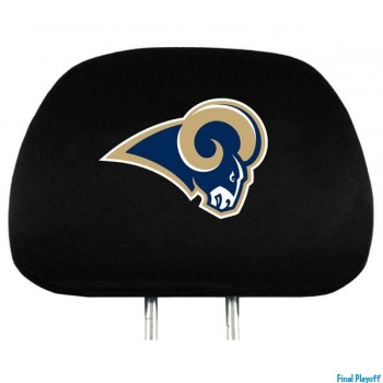 St. Louis Rams headrest covers 2pc | Final Playoff