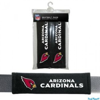 Arizona Cardinals seat belt pads | Final Playoff