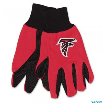 Atlanta Falcons two tone utility gloves | Final Playoff