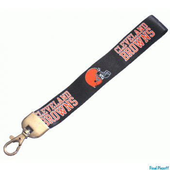 Cleveland Browns wristlet lanyard lobster clasp | Final Playoff