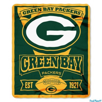 Green Bay Packers fleece throw blanket | Final Playoff
