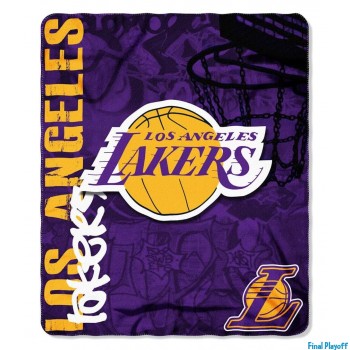 Los Angeles Lakers fleece throw blanket | Final Playoff