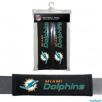 Miami Dolphins seat belt pads | Final Playoff