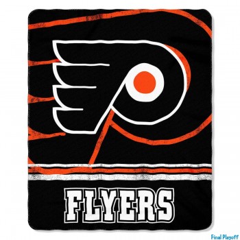 Philadelphia Flyers fleece throw blanket | Final Playoff